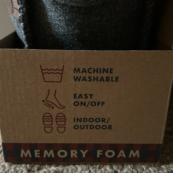 Dearfoams Men's Memory Foam Insole Slipper (NO SWEAT COMFORT) NIB - Picture 3 of 6